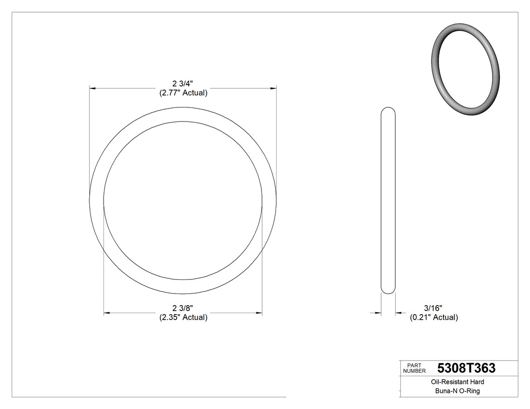 Technical drawing - 5308T363